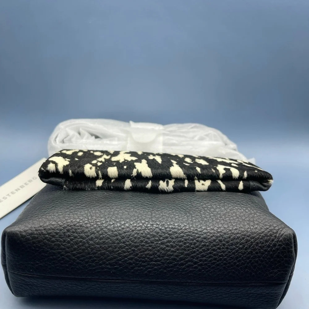 AIMEE Kestenberg Novelty Preston Leather Mini Crossbody Bag, Static Haircalf NWT - Picture 9 of 15